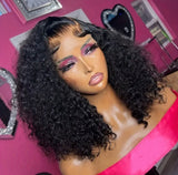 13x4 Curly Lace Frontal Human Hair Wig